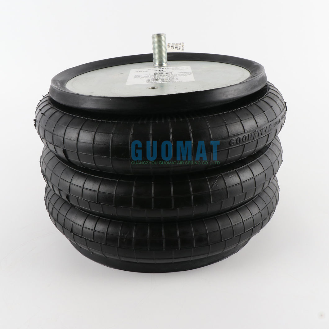 Goodyear Air Spring Original 3b12-300 Triple Convoluted Flexmember 578933100 Cross Fire Stone Air Spring 8008