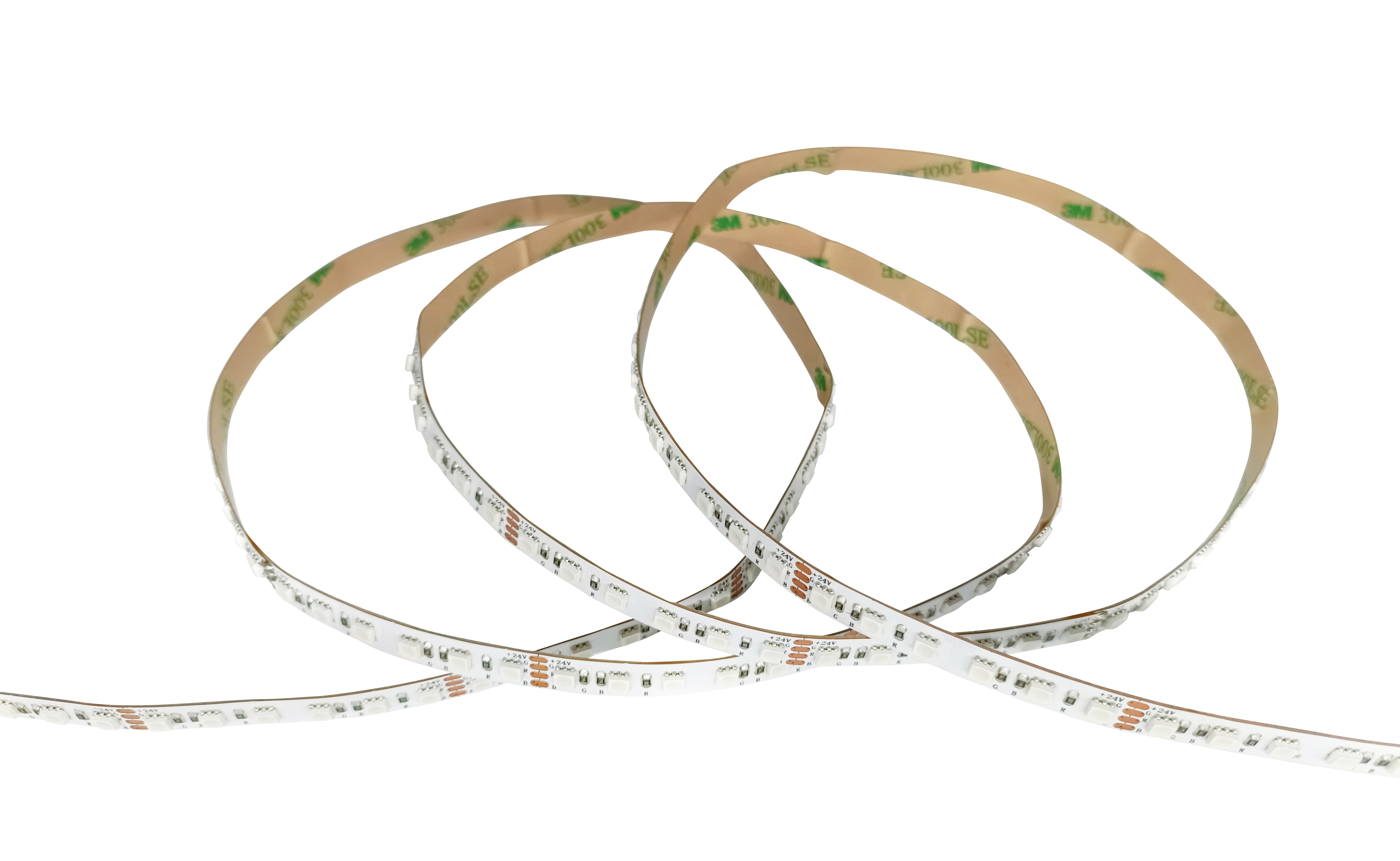 Flexible 5050 RGB LED Lights Low Voltage 12v 28w For Display Cabinet