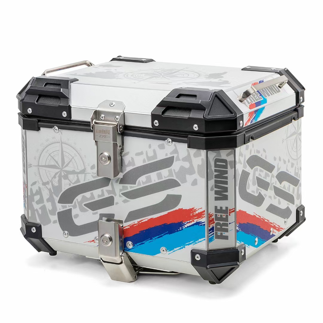 DAYANG 45L Aluminium Adventure Motorcycle Top Box with Quick Release Locking System