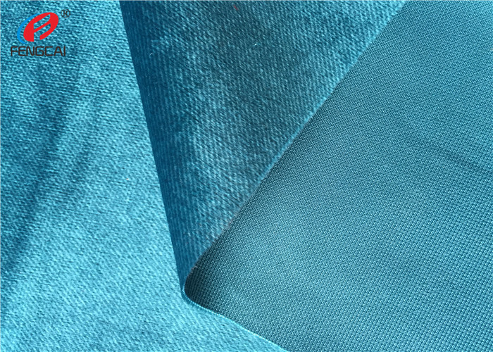 Polyester Velboa Brush Fabric , Sofa Velvet Upholstery Fabric For Furniture