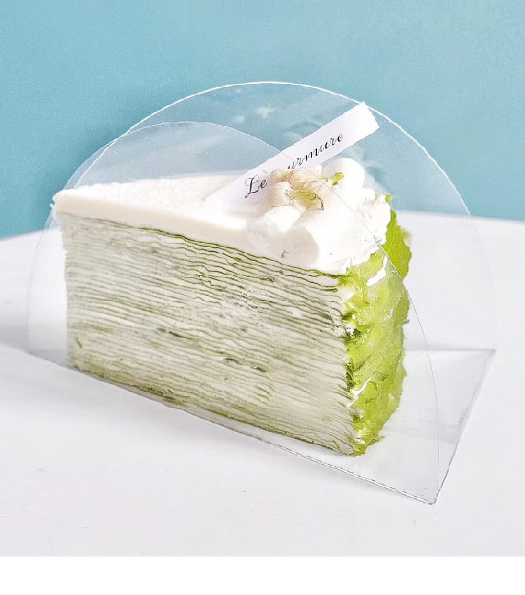 Food Level PET Film Material Transparent Bread Cake Box for Small Wedding Pastry