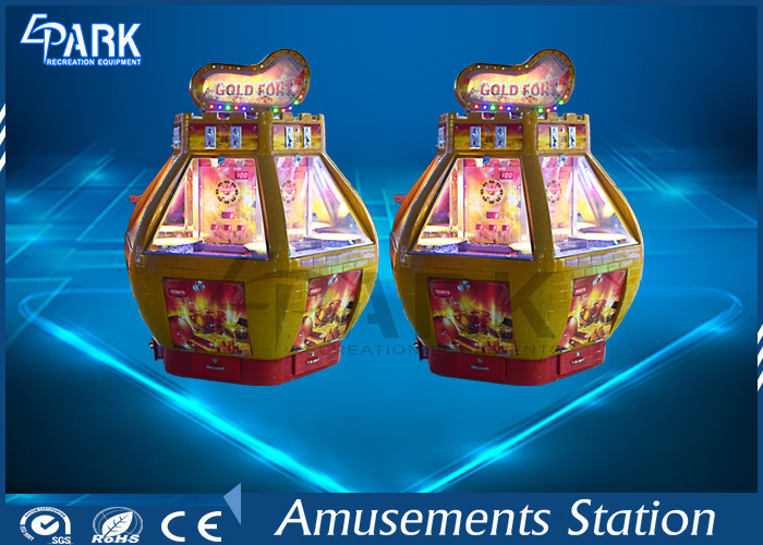 CE Certificated Redemption Game Machine Gold Fort Multi Play Support