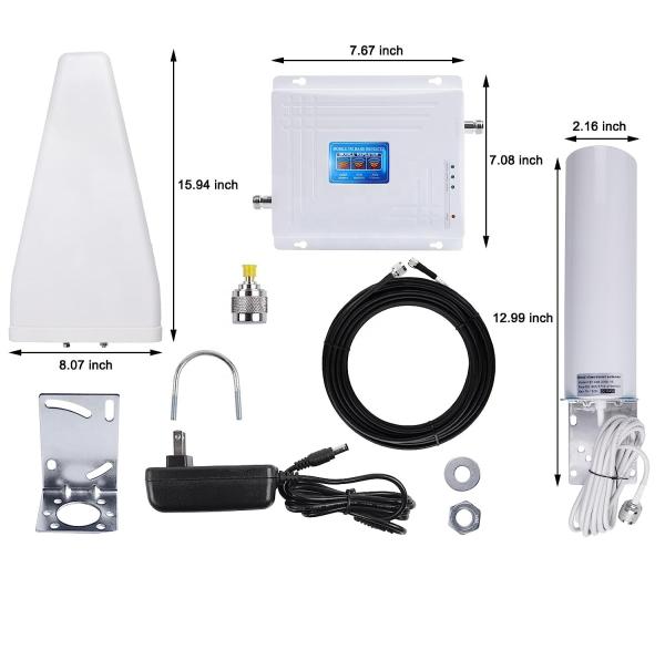 Dual Band 900 1800 2100 GSM/3G 2g/3g/4g Mobile Signal Booster/Repeater/Amplifier