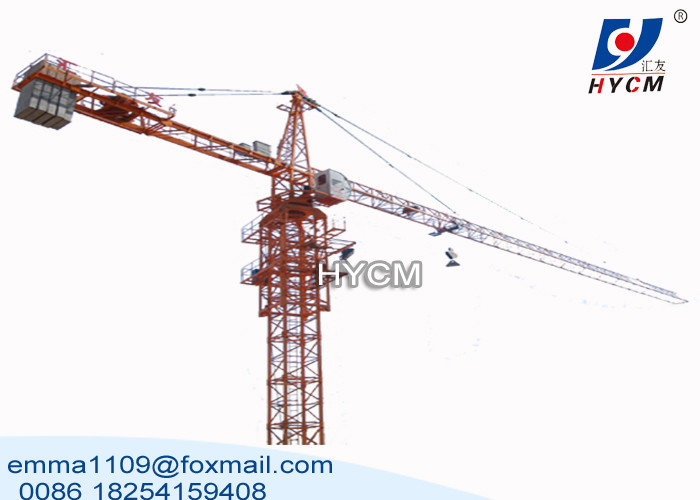 5 t QTZ5010 Hammerhead Tower Crane Cost Building Safety Equipments