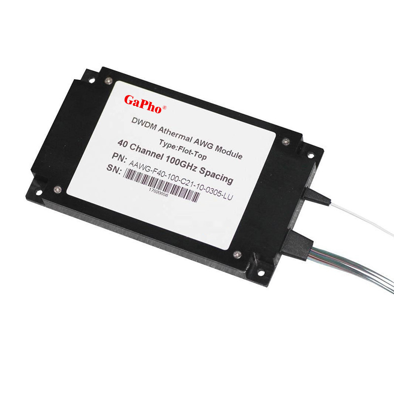 48CH 100G Guassian AAWG Flat top Athermal AWG Module For DWDM Networks
