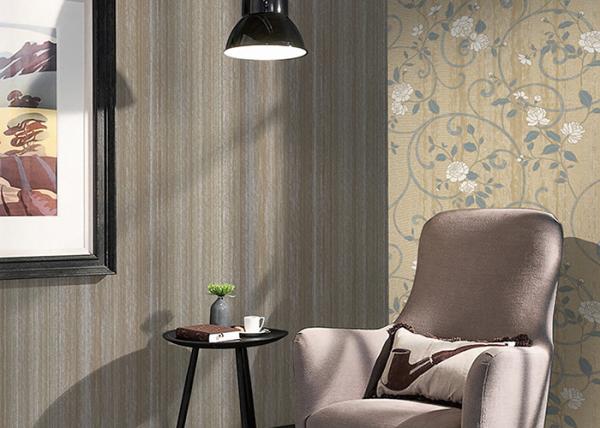 Plain Color 1.06m Korean Wallpaper / Modern House Wallpaper Removable , Non