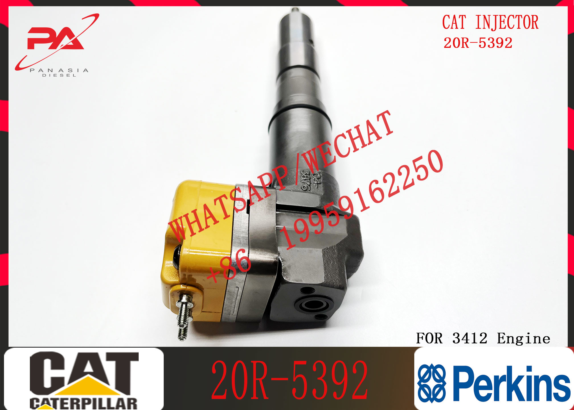 Diesel Injector 232-116720R-0760 173-9272 232-1173 196-1401 222-5966 173-9268 20R-5392 for 3412E engine
