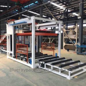 Automatic fast speed woven bag palletizer machine for stacking 20-50kg bags in