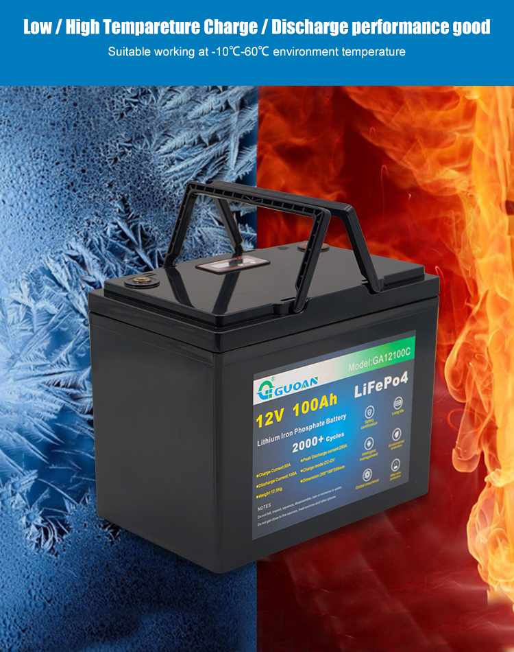 Portable Battery Lithium LifePO4 Lead Acid Battery Replacement