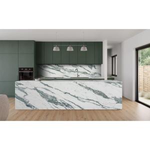  Mohs 6- Mohs 7 Modern Kitchen Quartz Countertops Artificial Stone Manufactures