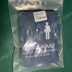 Reusable NIBP Cuff 33-47cm Large Adult Single Tube Blood Pressure Cuff with 90