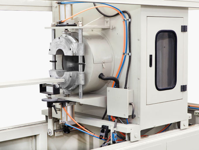 Pressure PVC Pipe Extrusion Line Adjustable Cutting Speed Max 63mm Cutting Pipe 1