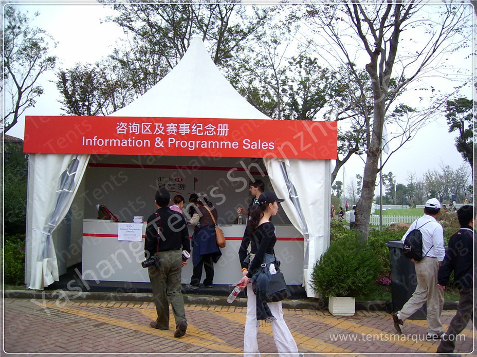 High Peak PVC Party Tent Shelter White Gazebo Canopy 80 km / h Wind Load