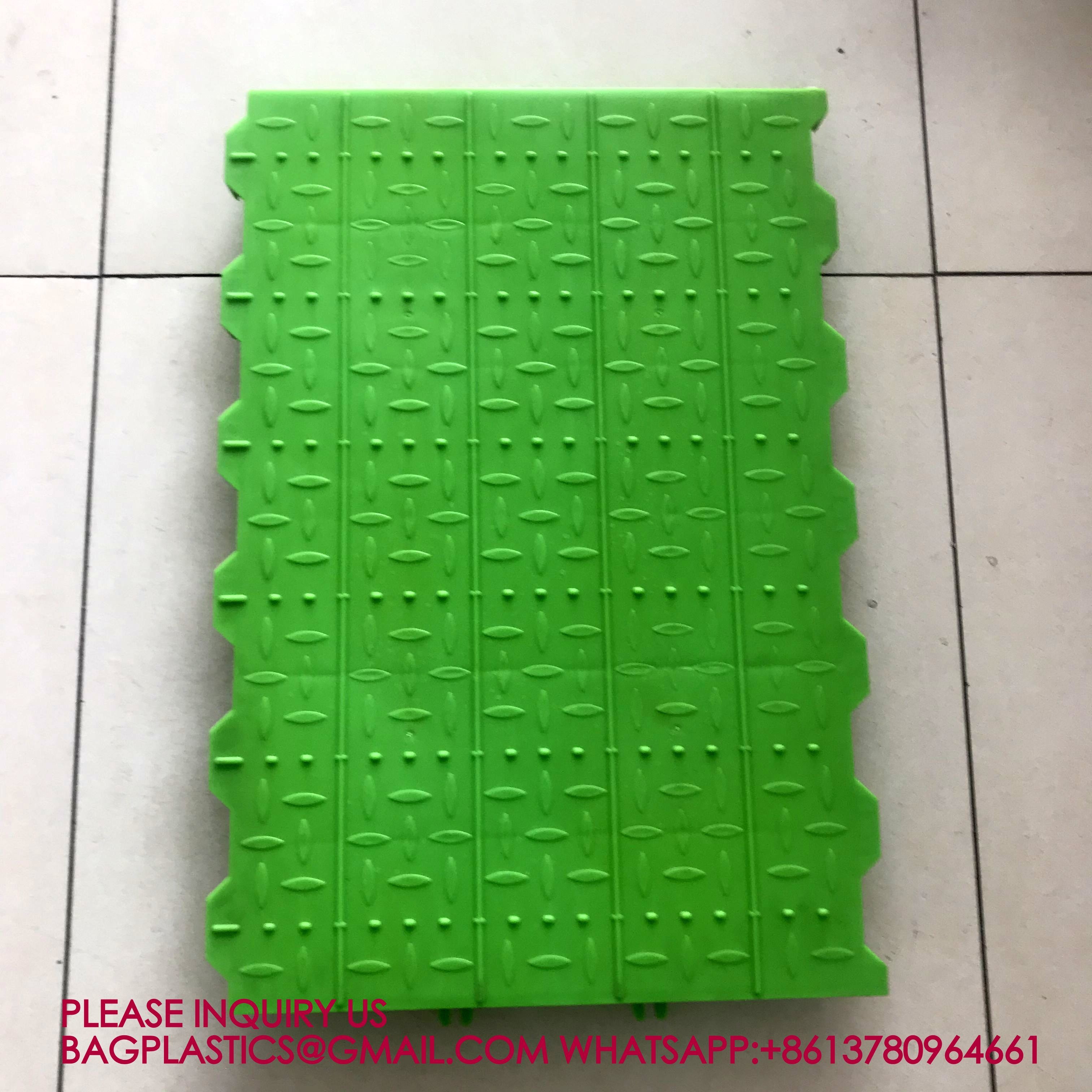 600*600mm Plastic Slats Blind Floor For Pig Farrowing Crate Equipment automatic pig injection