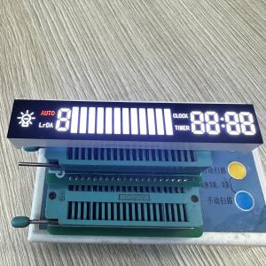  ULTRA BRIGHT WHITE/RED COMMON CATHODE CUSTOM 7SEGMENT LED DISPLAY FOR KITCHEN HOOD Manufactures