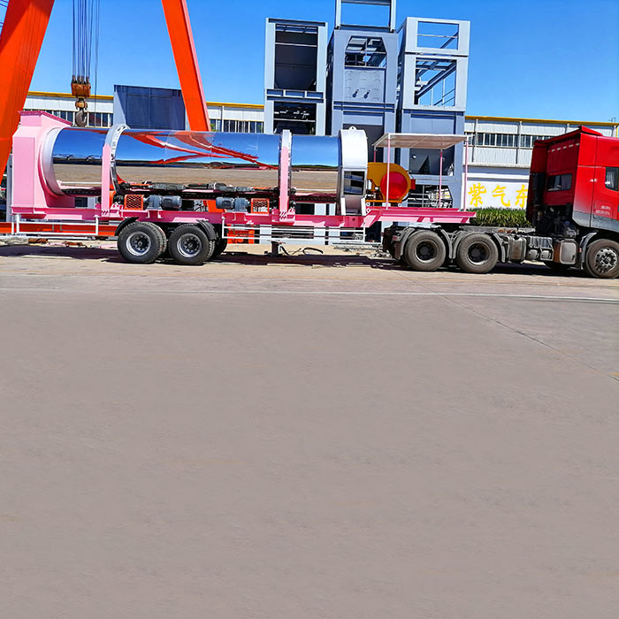 coal burner 120T/H 1500kg/Batch Mobile Asphalt Mixing Plant