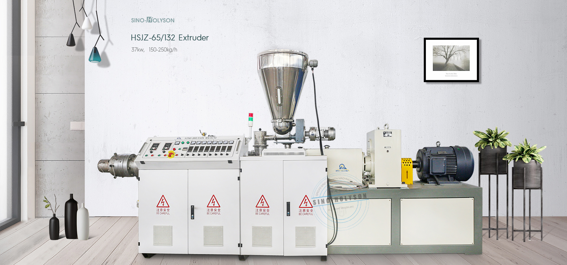 6000 KG Capacity 30kW Power WPC PVC Louver Panel Production Line for 380V 50HZ 3Phase Voltage Customized