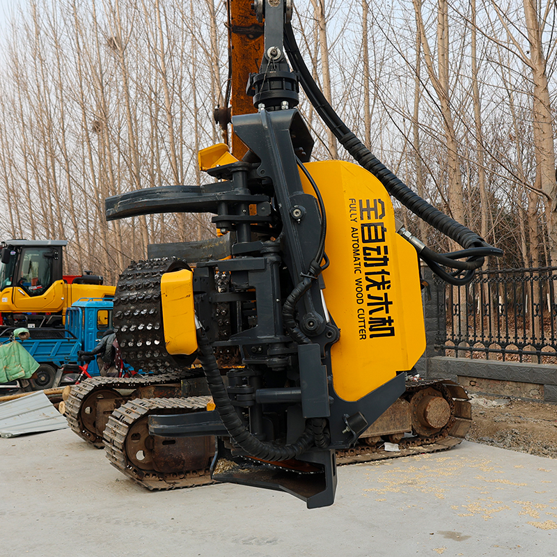 600 China New logging equipment forest logging machine with free segment cutting forestry harvesting head