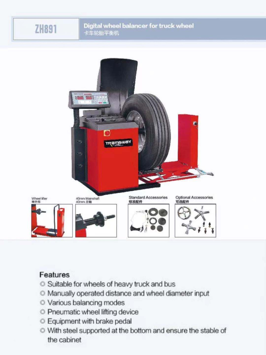 Trainsway Truck Wheel Balancing Machine Zh891