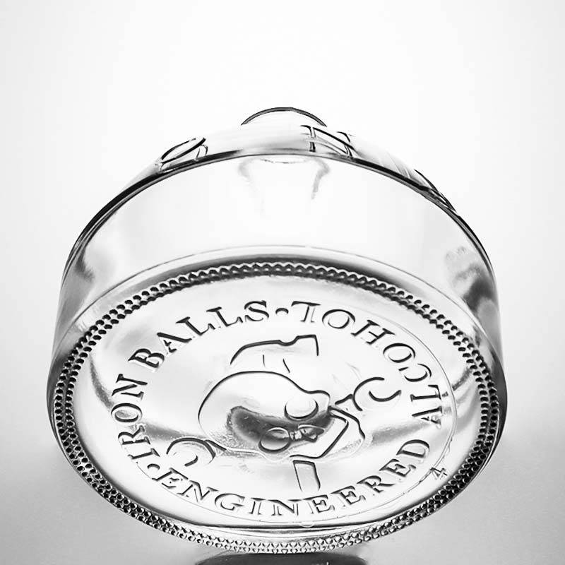 Flint Glass Sealing Type Cork 700ml Customized Shape Glass Liquor Bottle for Gin Rum Champagne
