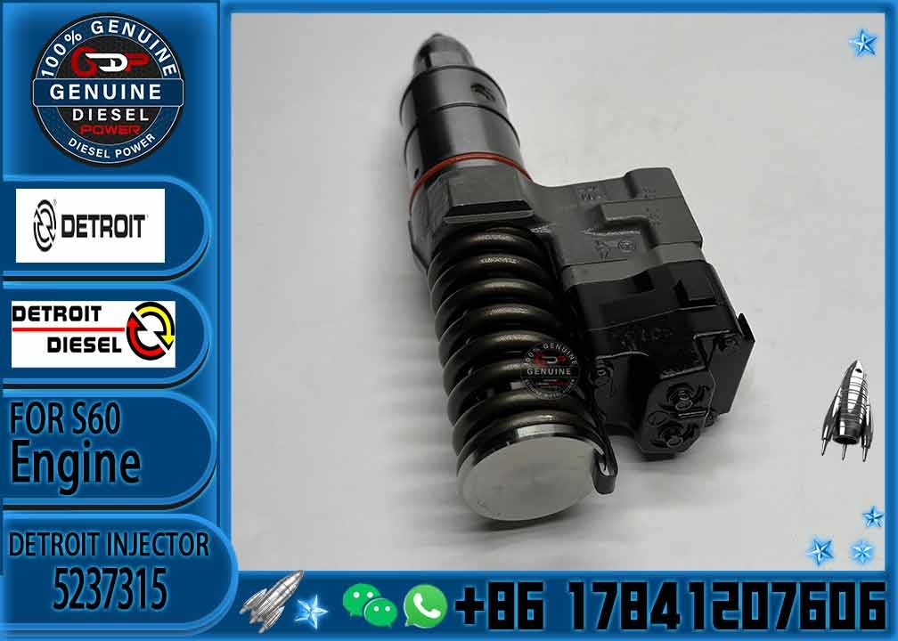 Common Rail Fuel Injector R-5235575 R-5235580 R-5237473 R-5237315 R-5234775 R-5234915 R-5234920 for Detroit S60 series