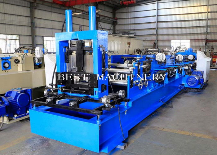 Auto Change Size C Purlin Machine Width 80-300mm Roll Forming Making Machine