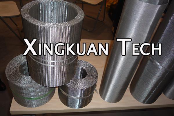 72/15 152/ 24 260/40 Reverse Dutch Weave Stainless Filter Belt Mesh Band For