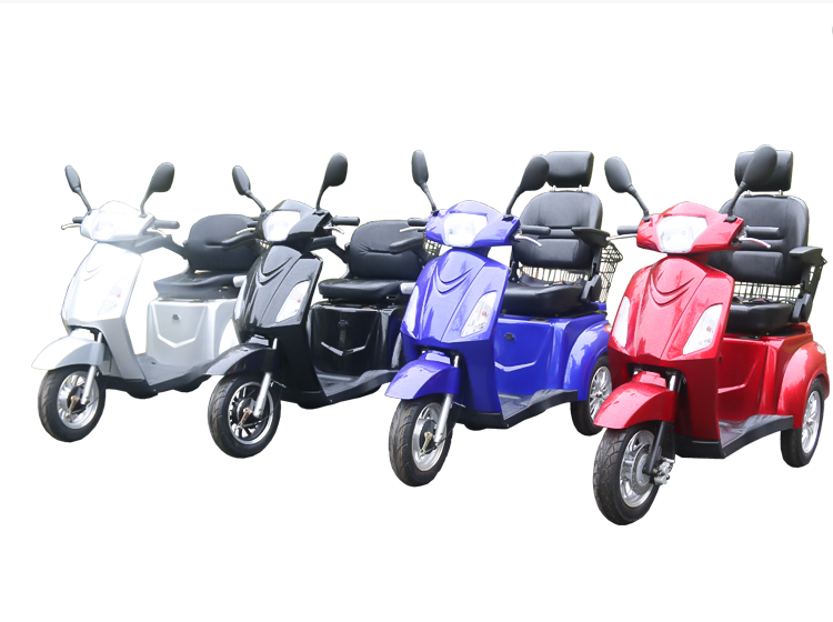 60V NO Foldable Electric 4 Wheel Mobility Scooters With EEC/COC Certificate 500W
