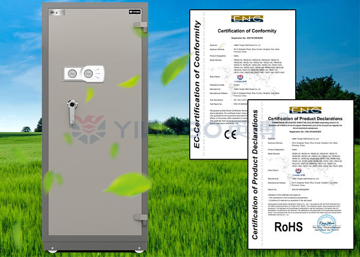 H1580mm Anti-Fire Safe Box Large Size Home Safe Multiple Fire Prevention Design