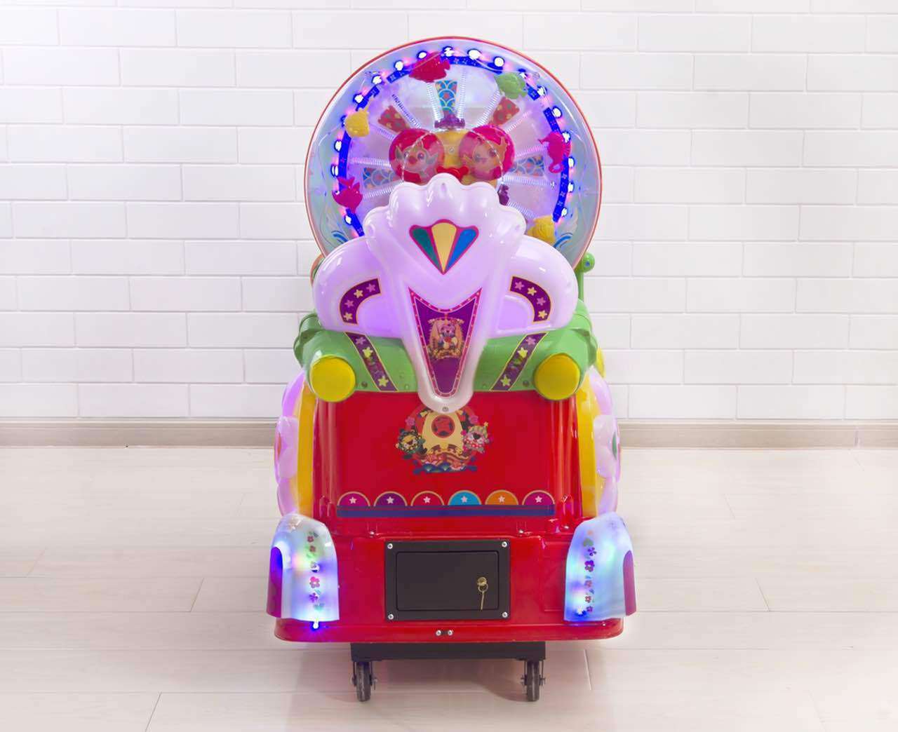 Eletronic Kids Swing Machine Shopping Mall Children Coin Pusher Game Center Dreamland Amusement Games Tiger Kiddie Rides Ex-work