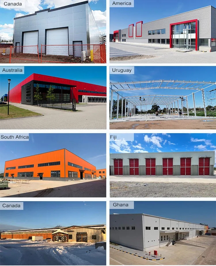 Low Carbon Steel Prefabricated Long Span Galvanized Steel Structure Workshop