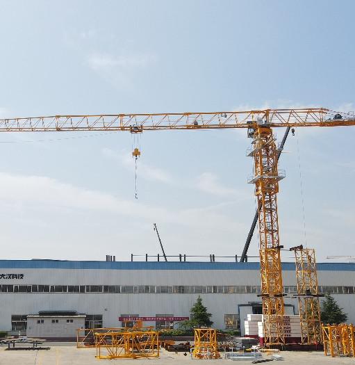 Telescopic Flat Top Tower Crane For Limited Space 6t