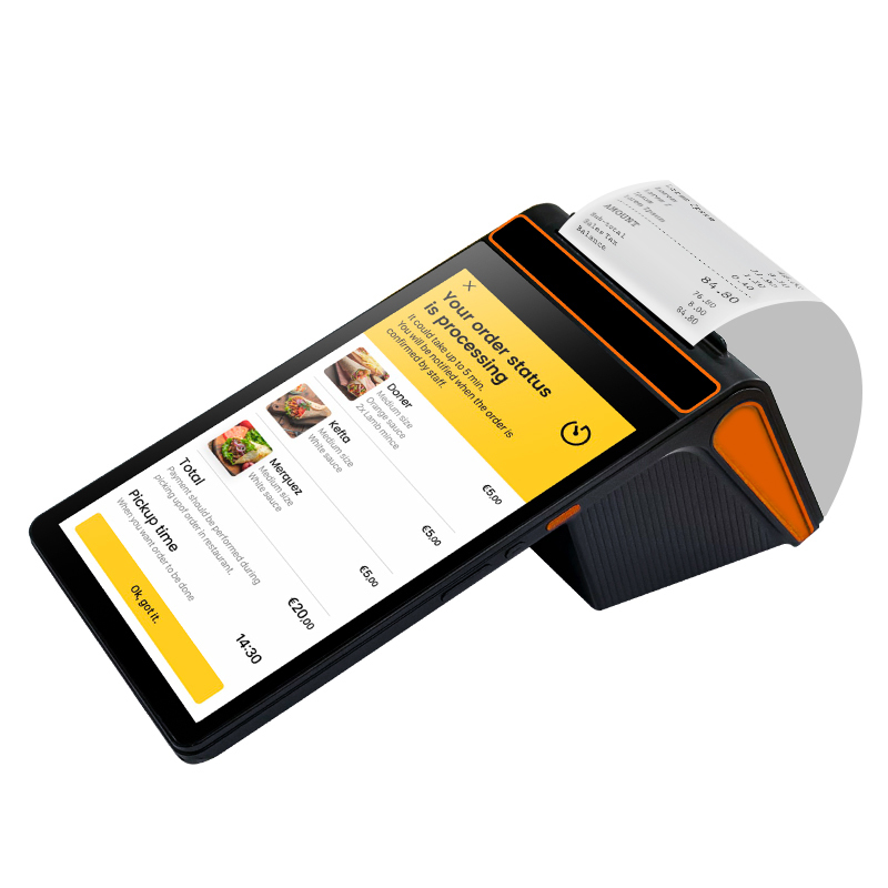  Hanbu POS System 8 Inch Android 12 Dual Screen with 2D Barcode Scanner Manufactures