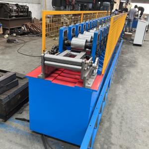 High Precision Shutter Door Roll Forming Machine With PLC Control 12m / Min 70mm