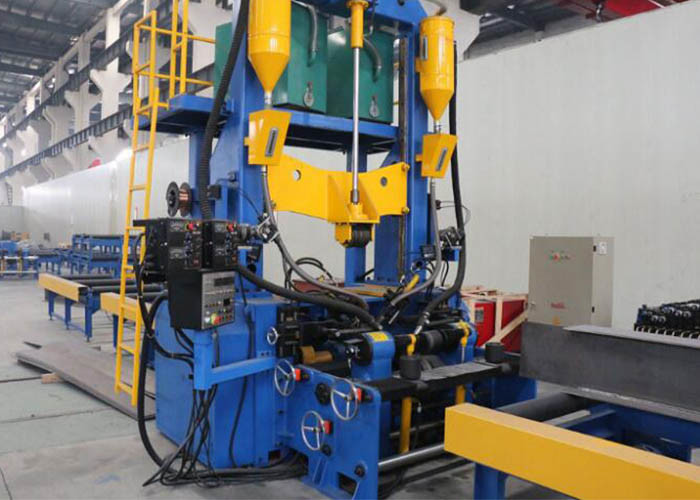 Steel H Beam Welding Automatic Straightening Machine Combined PLC Control