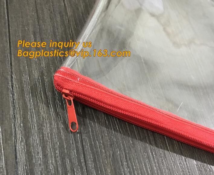 Plastic Bag OEM Custom PVC Loop Handle Image Printed Plastic Shopping Bag,Promotional Clear Waterproof Plastic Cosmetic