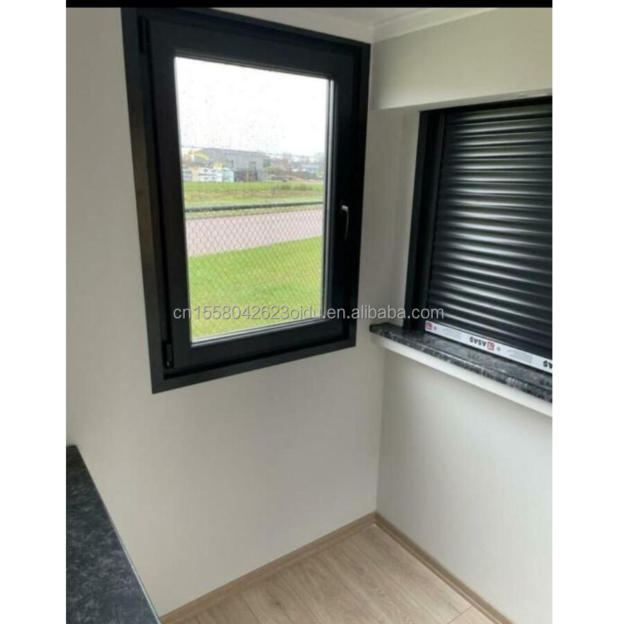 Sandwich Panel Door Container Houses 40ft Two Bedroom for Glass Door Living Accommodation