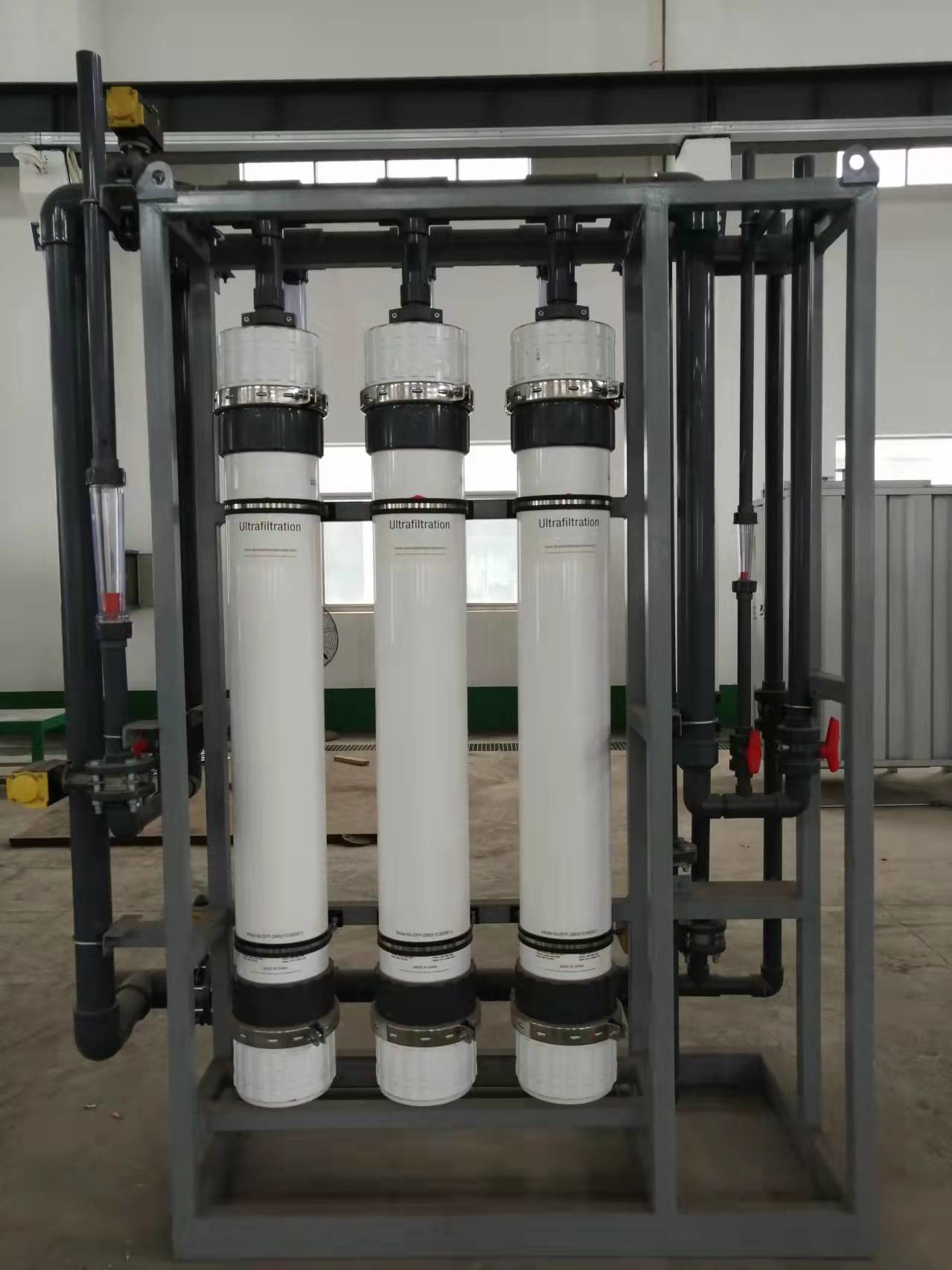 0.03um PVDF Ultrafiltration Equipment UF System 40C For Water Purification