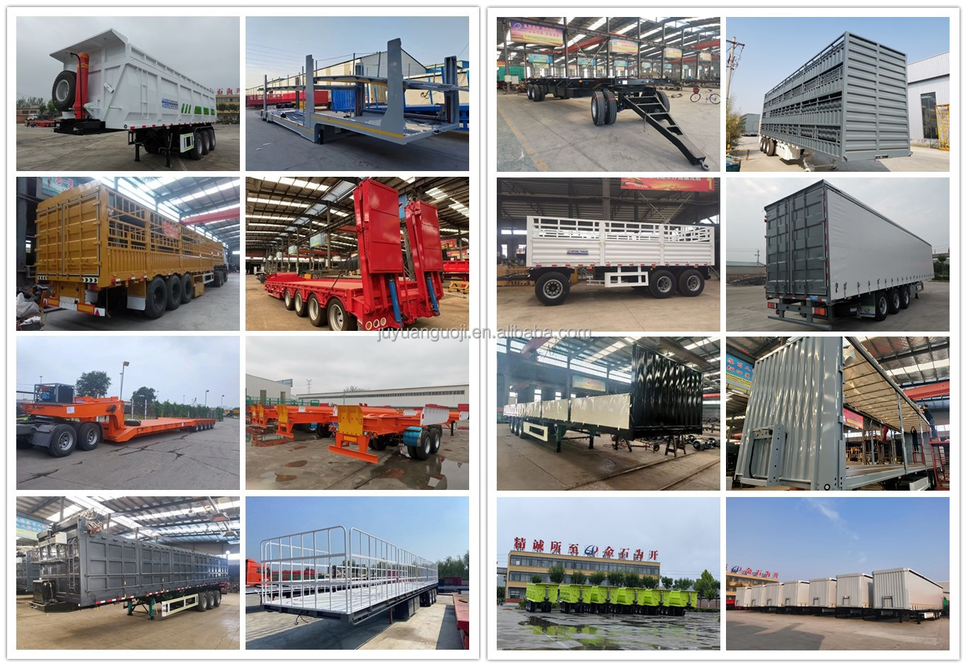 30000 kg Max Payload Rear Tipping Semi Trailer for Heavy Duty Construction Transport