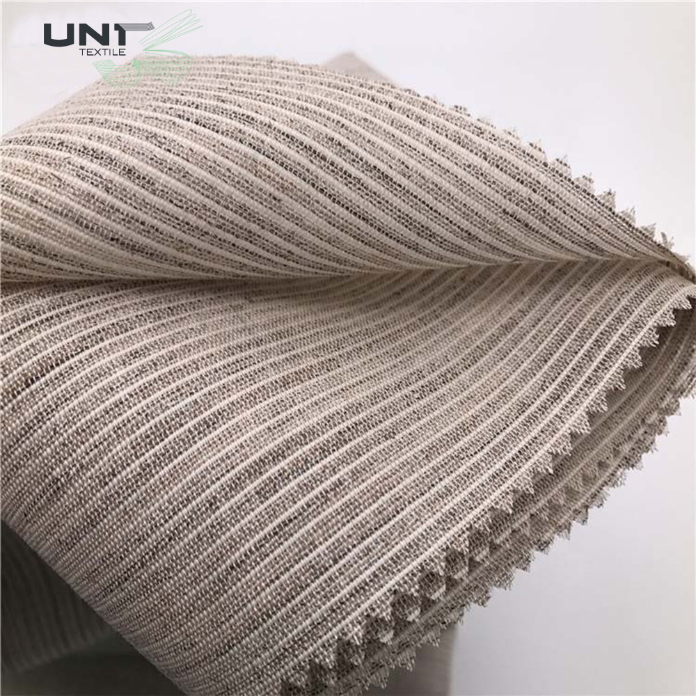 Soft Cotton Canvas Horse Hair Interlining For Suitbruckram Interlining