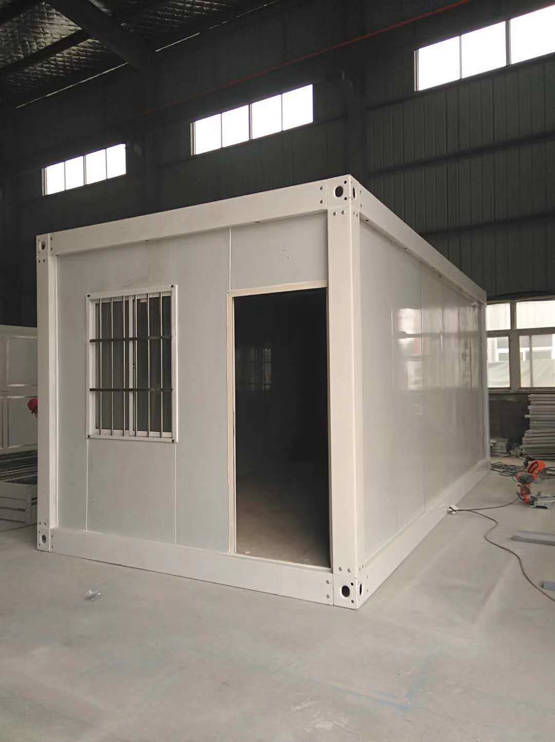 Foldable Extendable Prefab Container House Mobile Solar Accommodation For Warehouse