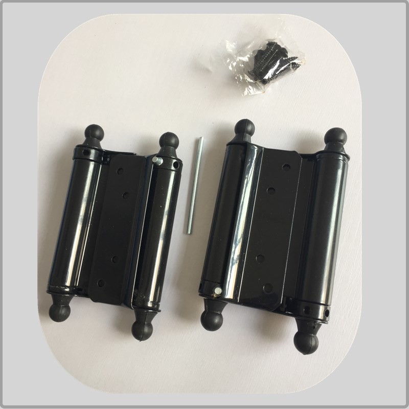 Steel Iron Metal Material Spring Loaded Hinges Double Action Small Size