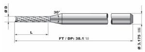  Chip Breaker Geometry PCB End Mill CNC Router Bits Manufactures
