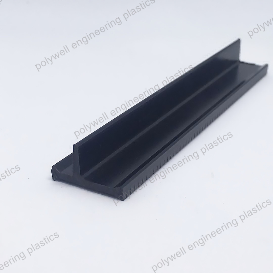 Black Nylon 66 Bar Polyamide Extrusion Strip Which Inserted In Thermal Break Aluminum Extrusion