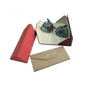 Fabric Folding Eyeglass Case With Customized Color Logo Printing