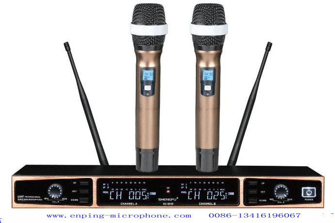 LS-5200 wireless microphone system UHF IR selecta ble frequency PLL AUTOMATIC INDUCTION competetive price /
