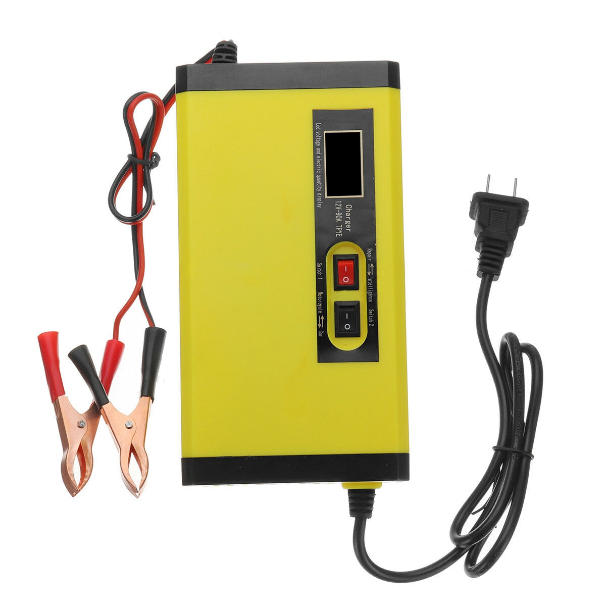 Aluminum Alloy LCD Display 12v Sealed Lead Acid Charger
