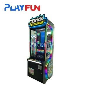 PlayFun Coin Operated Brick Stacker Game Indoor Coin Operated Plush Machine
