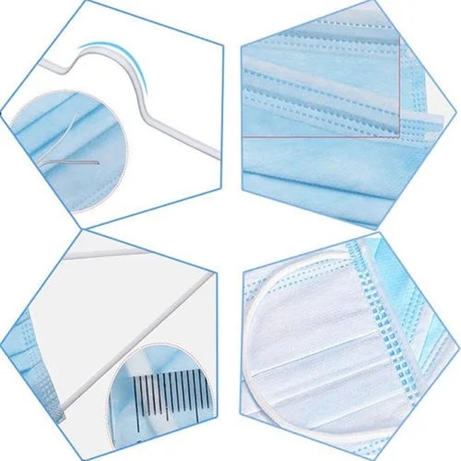 3ply Earloop Face Mouth Mask China Suppliers Fda Disposable Antivirus Face Mask