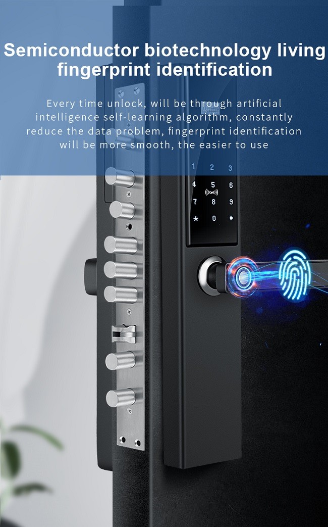 Exterior Interior Selockey Aluminum Sliding Pull Door Lock